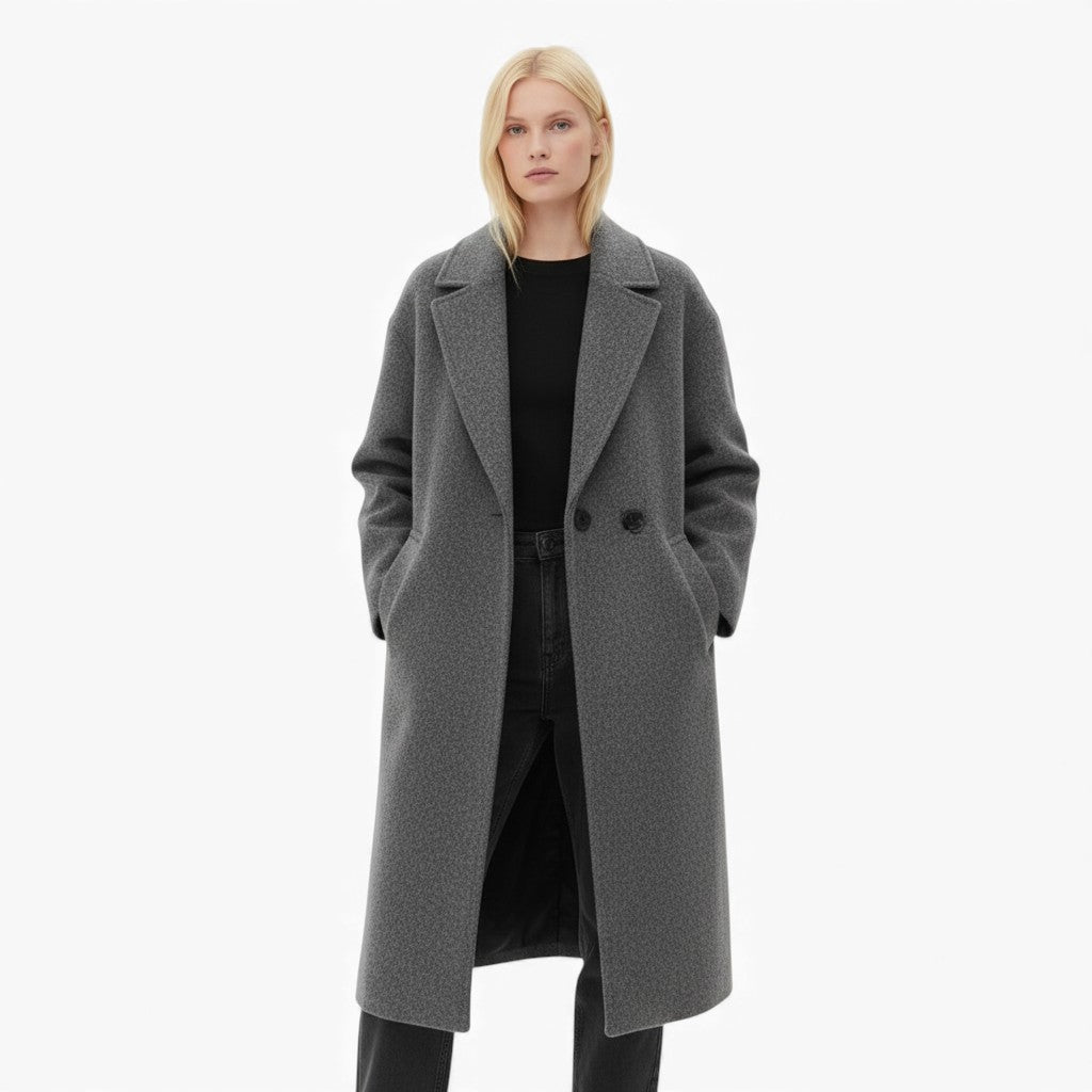 EVA Double Breasted Wool Coat