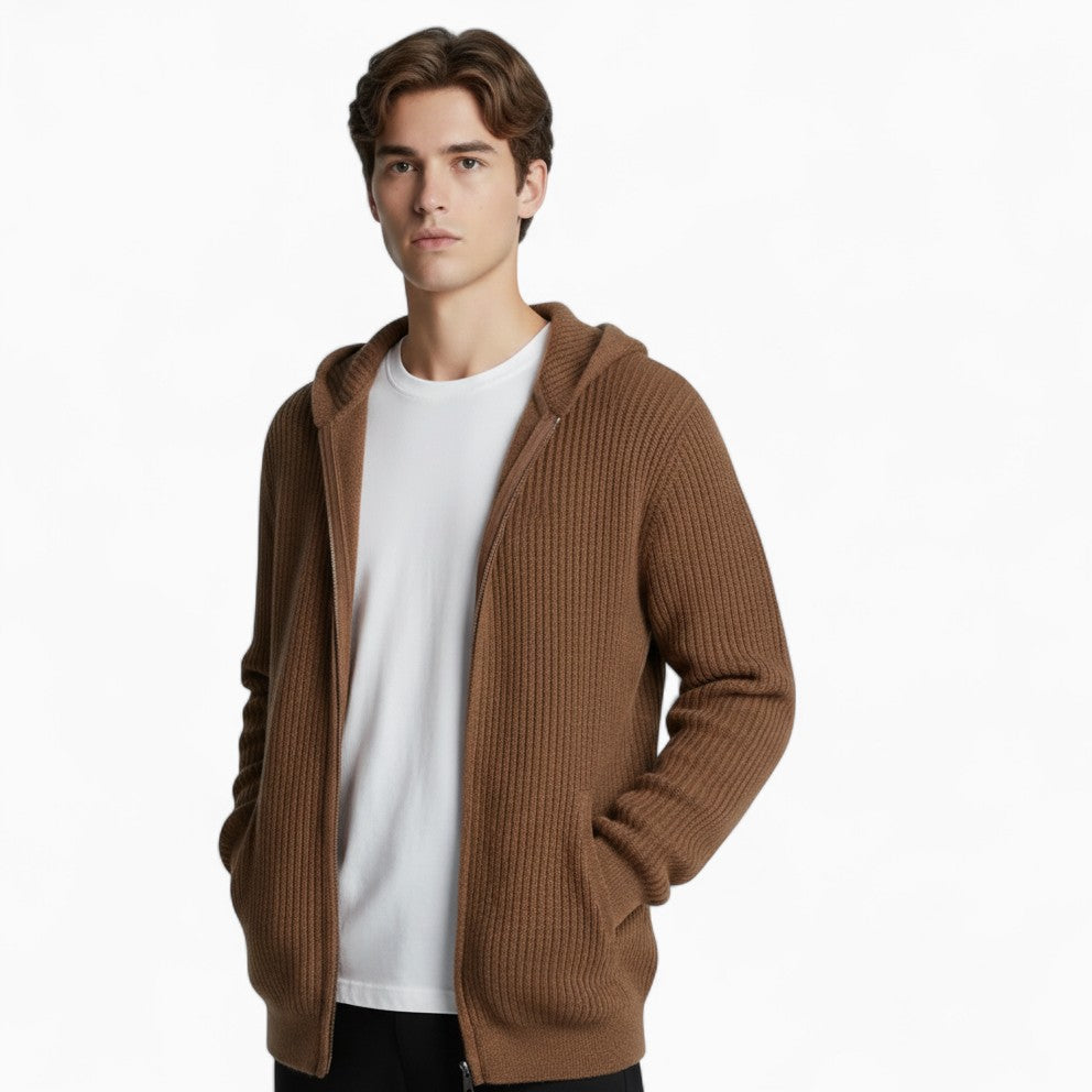 MAXIME Loose-Fit Wool Cashmere Cardigan