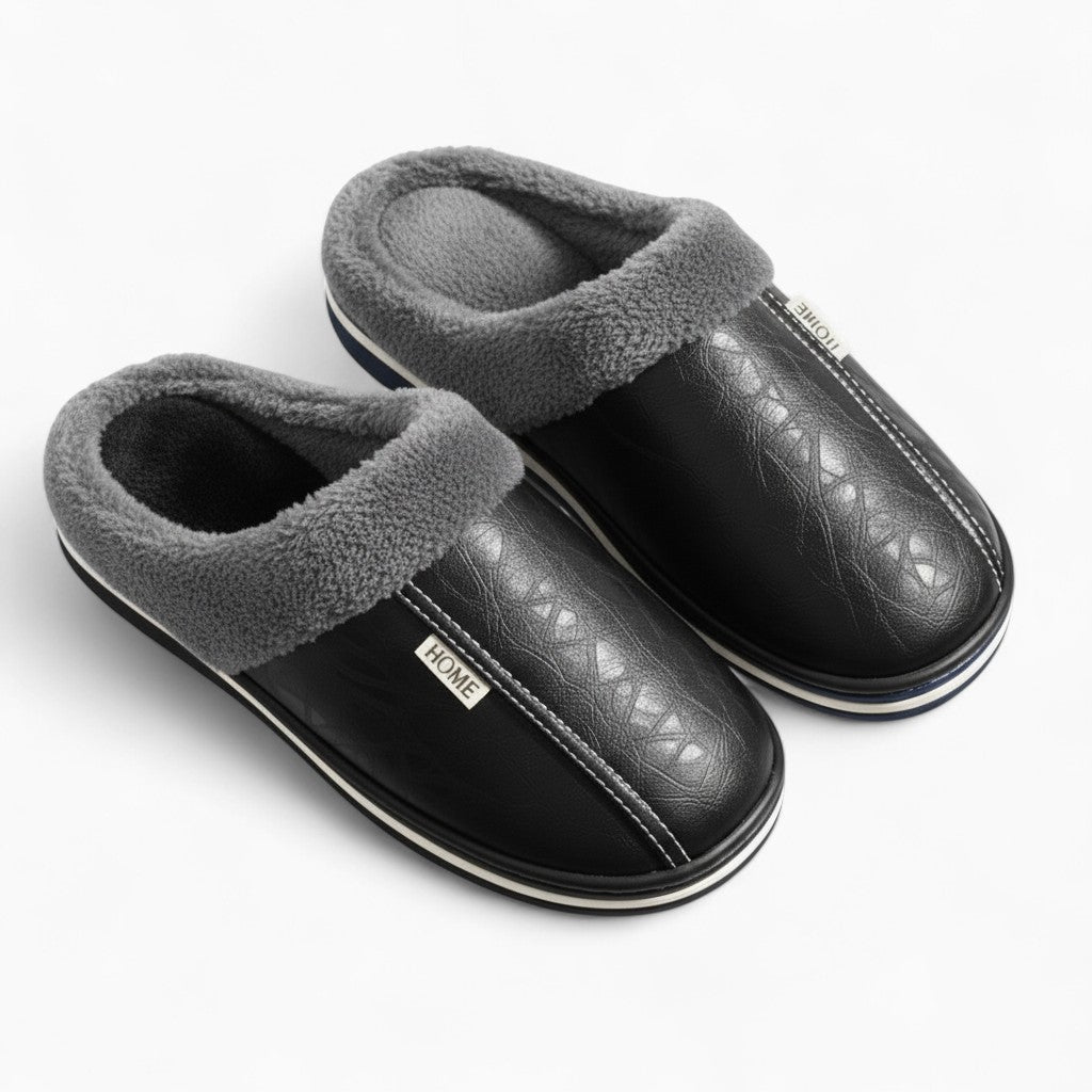 OLIVER Plush Indoor Slippers