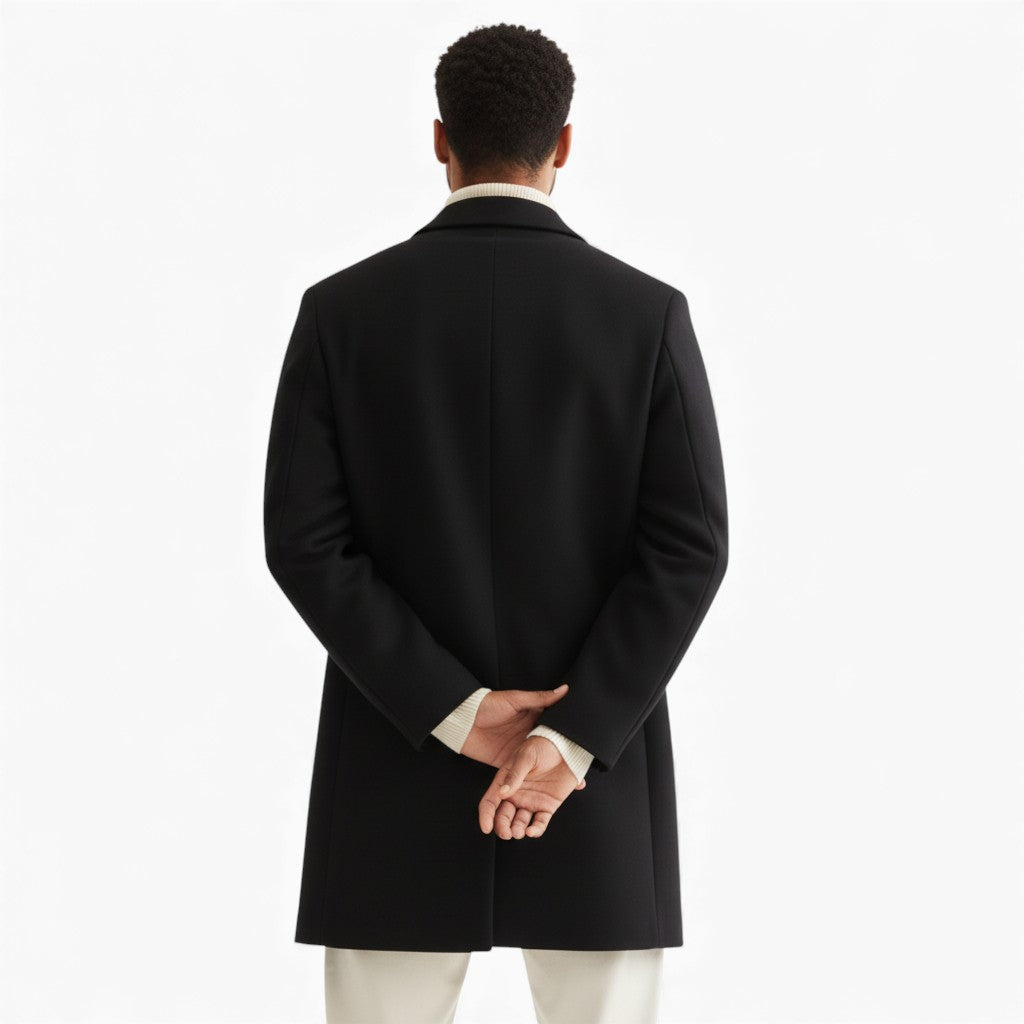 MANOA Wool Single-Breasted Coat