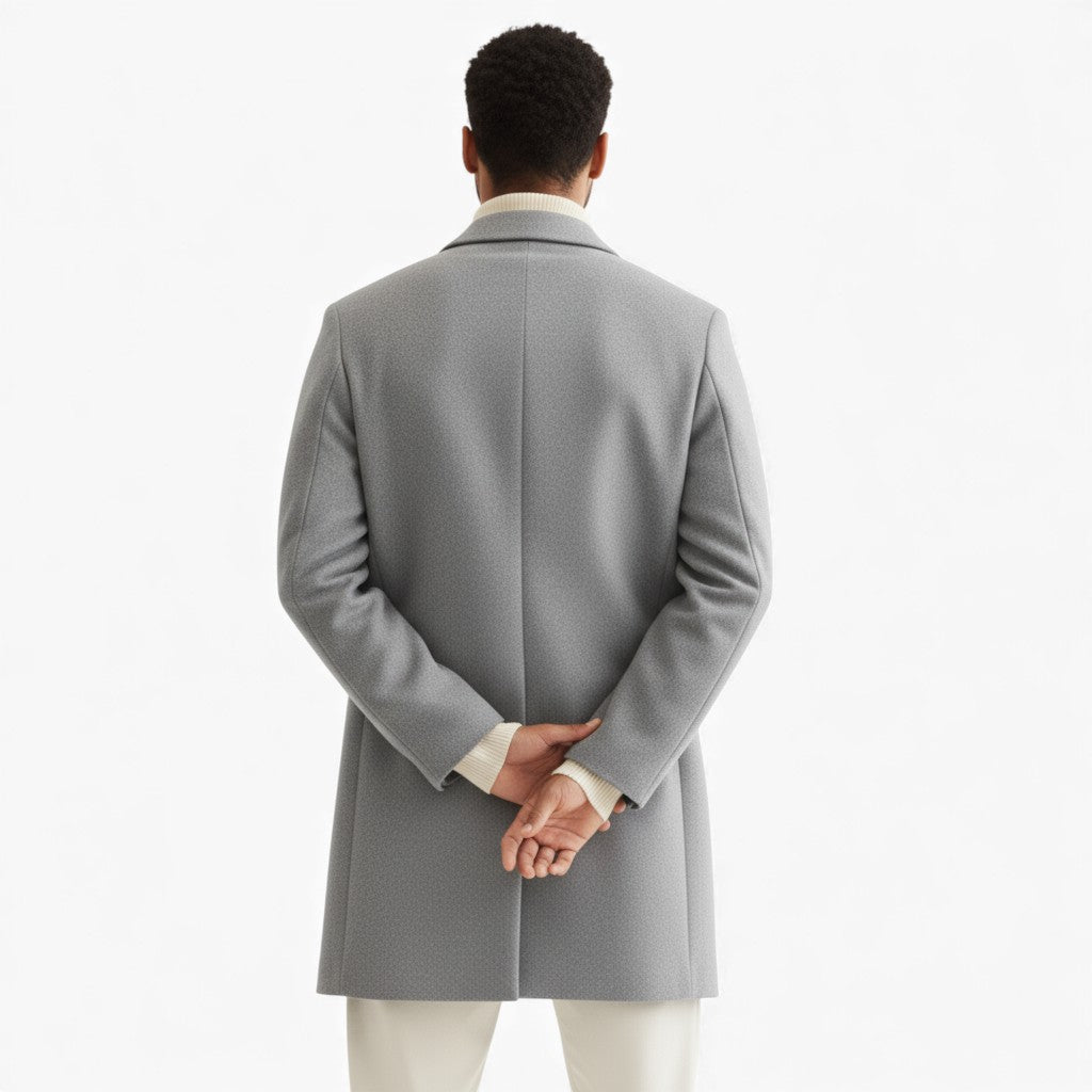 MANOA Wool Single-Breasted Coat