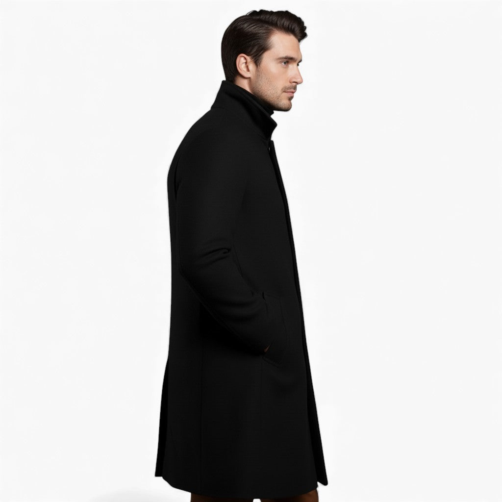 JEFFREY Slim Fit Wool Coat