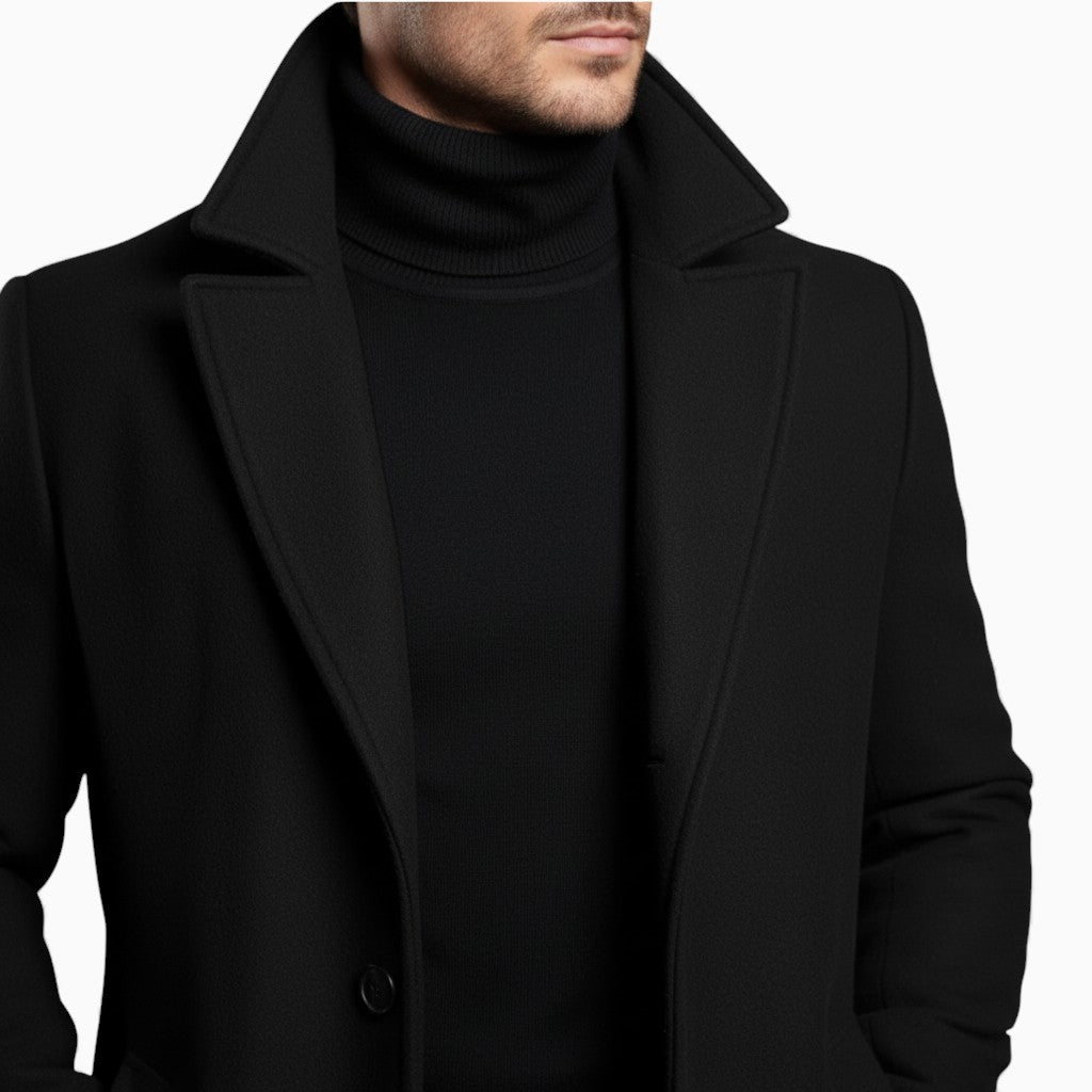 JEFFREY Slim Fit Wool Coat