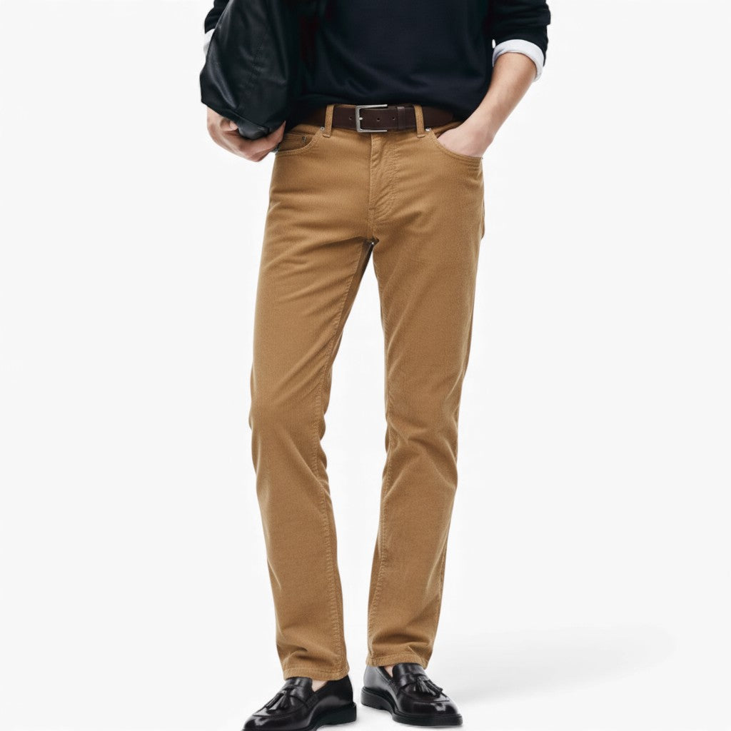 BOB Slim Fit Corduroy Pants