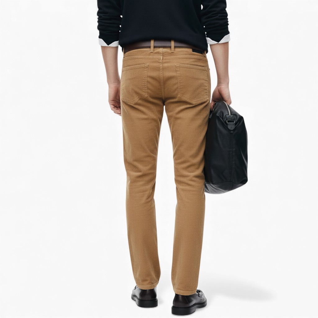 BOB Slim Fit Corduroy Pants