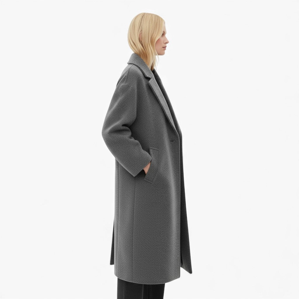 EVA Double Breasted Wool Coat