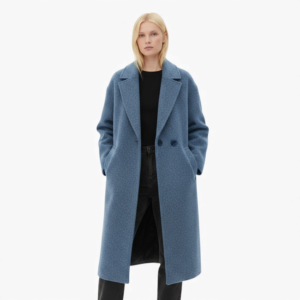 EVA Double Breasted Wool Coat