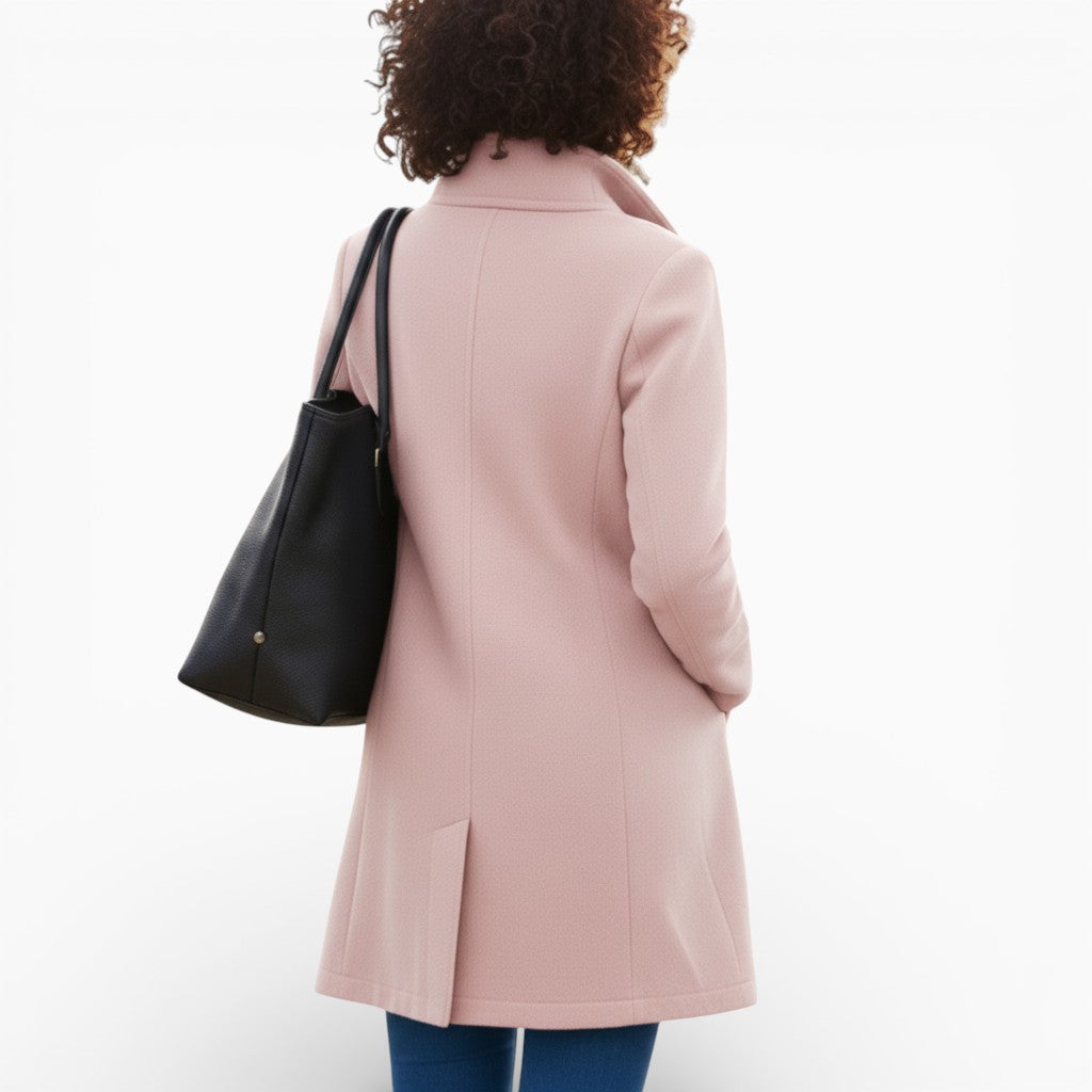 SOPHIE Wool Button-Front Coat