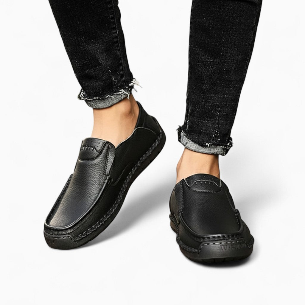 LUCAS Breathable Leather Loafers
