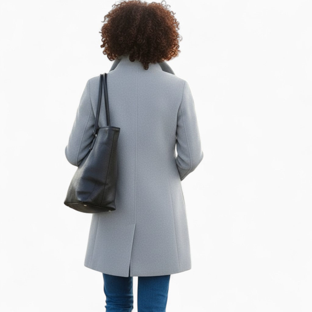 SOPHIE Wool Button-Front Coat