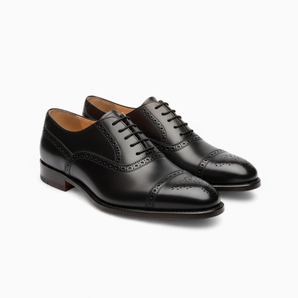 MARCUS Genuine Leather Lace-Up Shoes