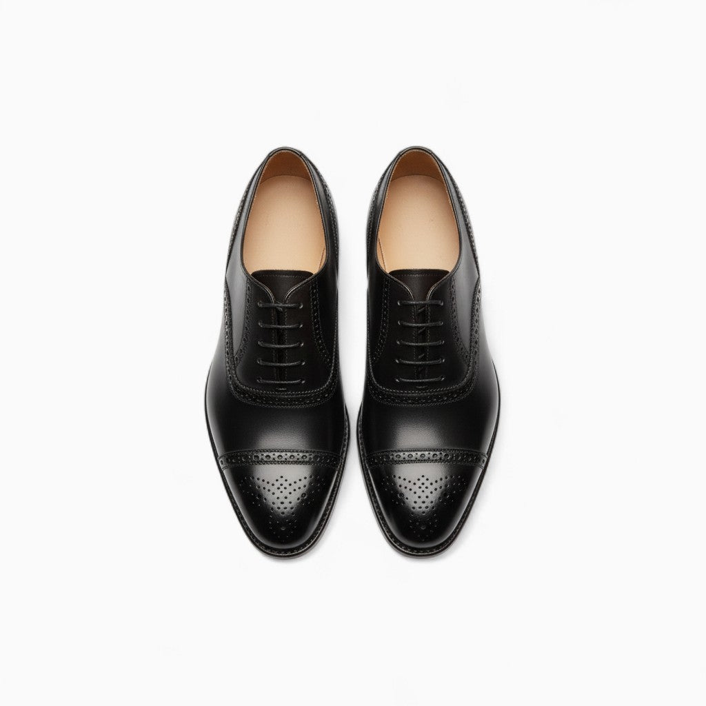 MARCUS Genuine Leather Lace-Up Shoes
