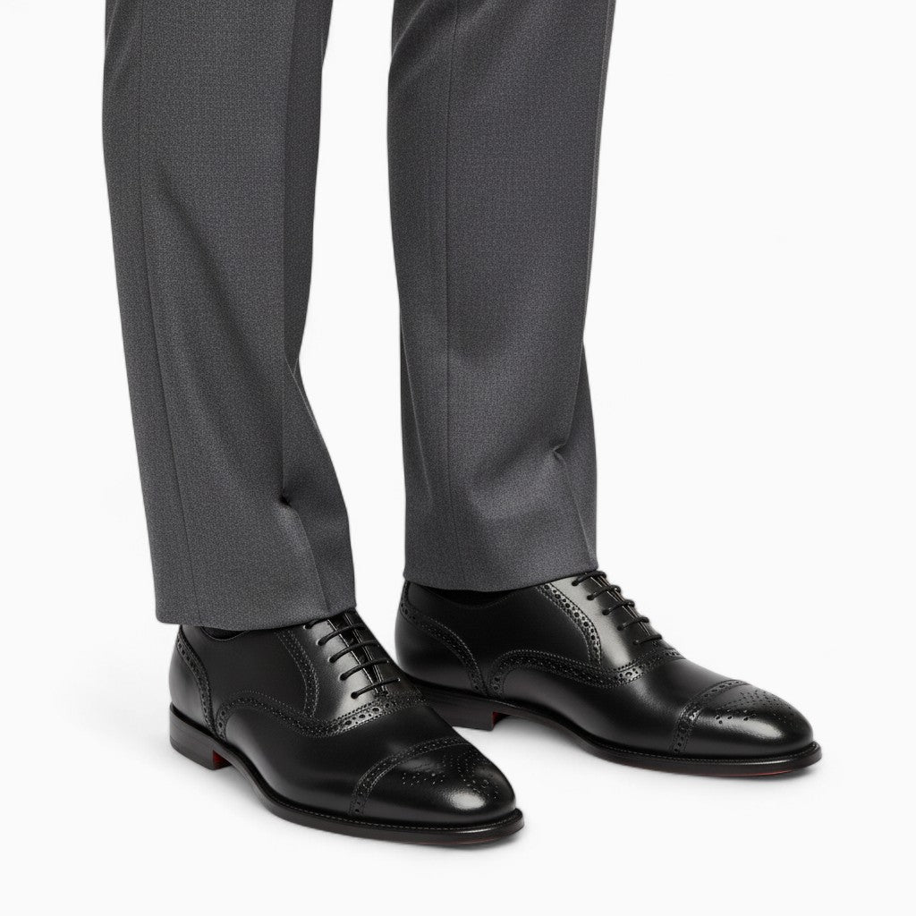 MARCUS Genuine Leather Lace-Up Shoes