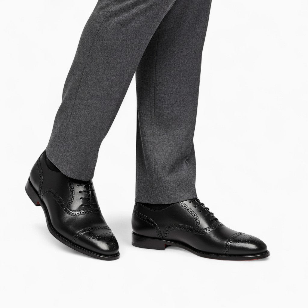 MARCUS Genuine Leather Lace-Up Shoes