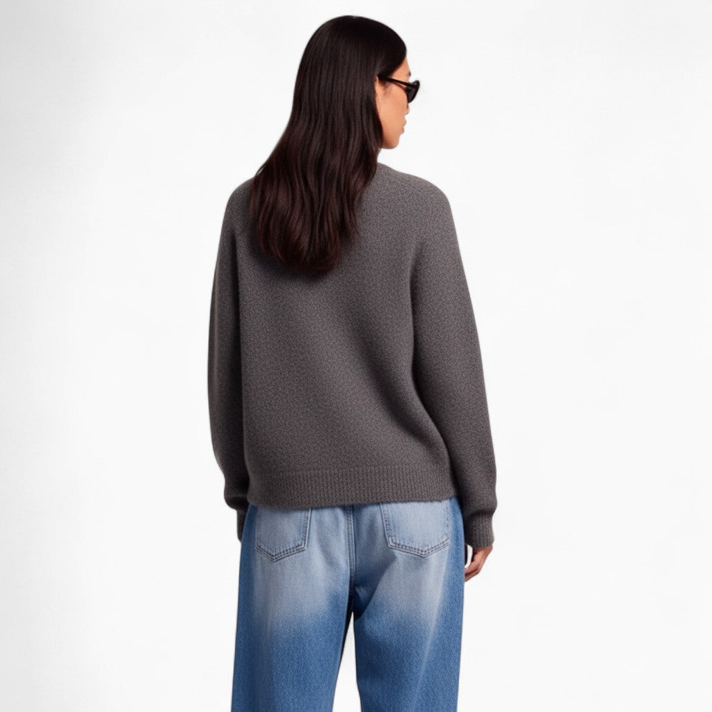 VANNA Loose-Fit Button Cardigan