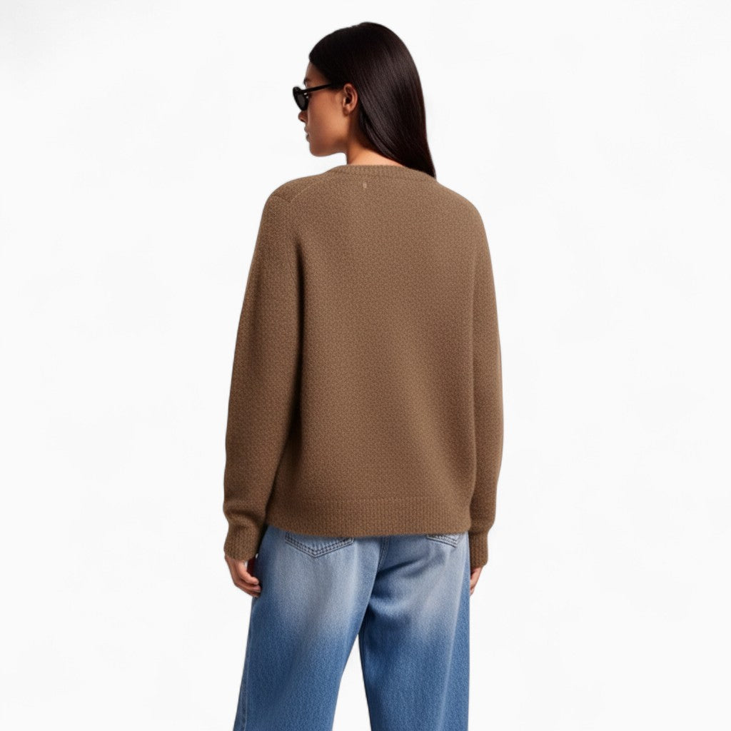 VANNA Loose-Fit Button Cardigan