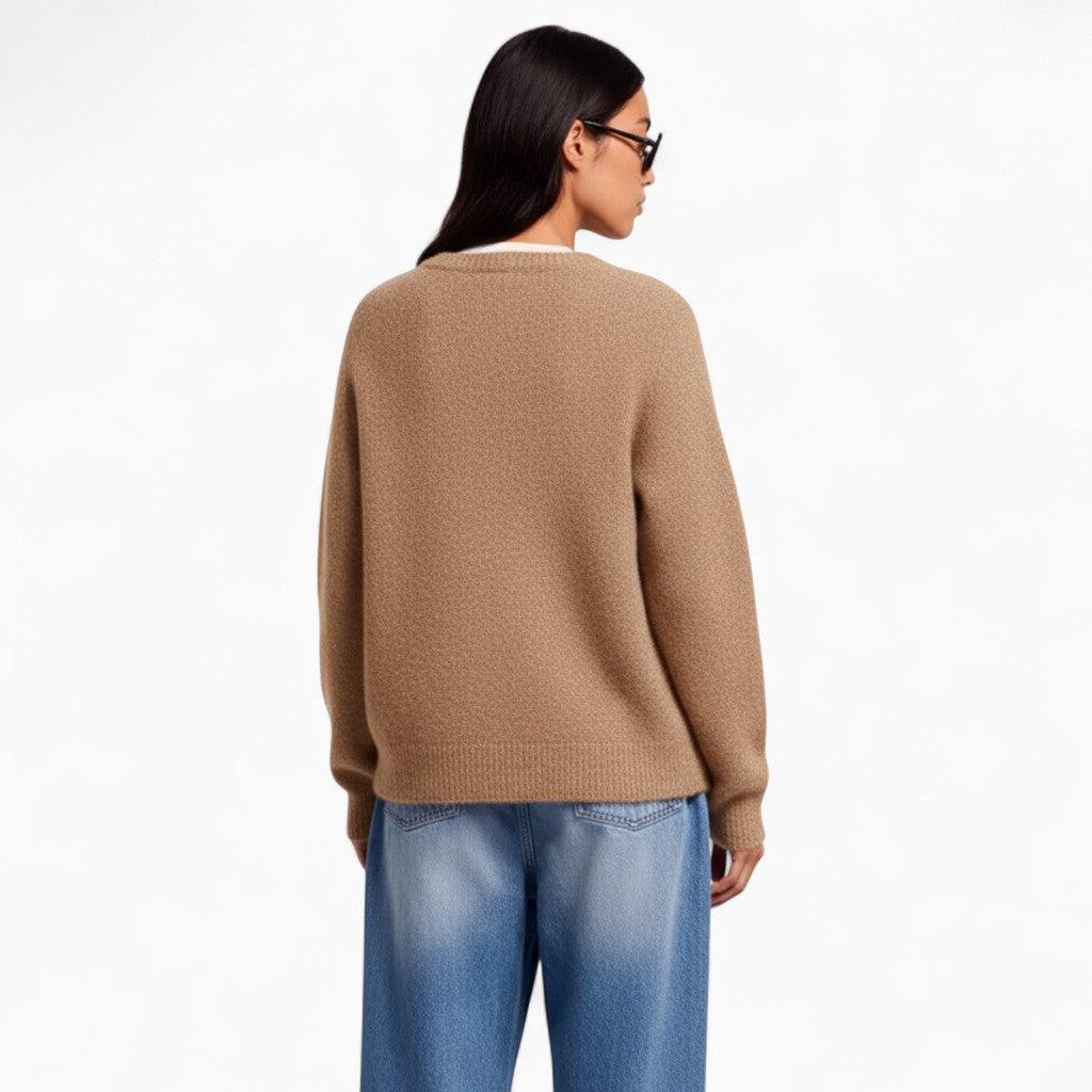 VANNA Loose-Fit Button Cardigan