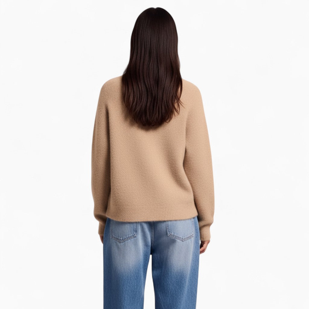 VANNA Loose-Fit Button Cardigan