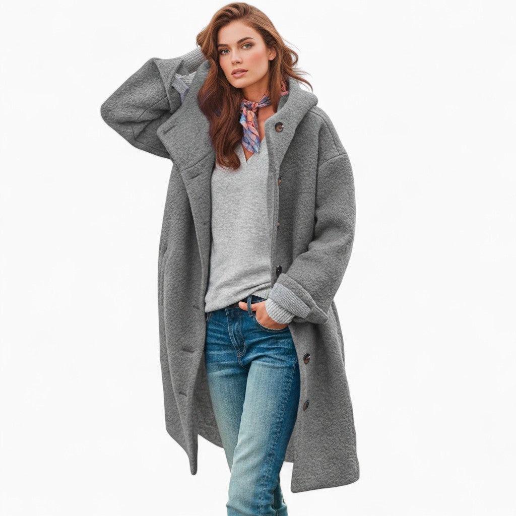 CHLOÉ Loose Hooded Coat