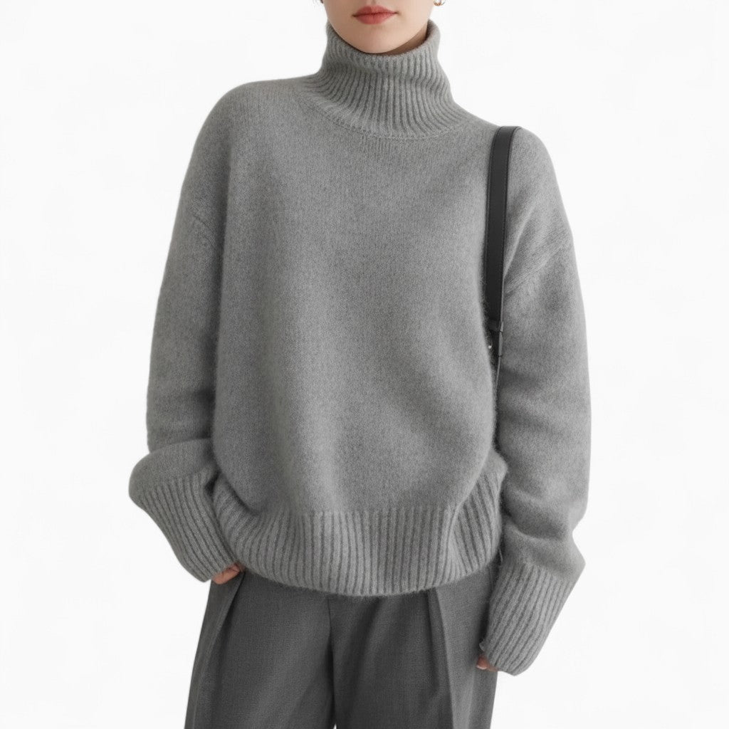 ISABELLA Loose Fit Turtleneck Sweater