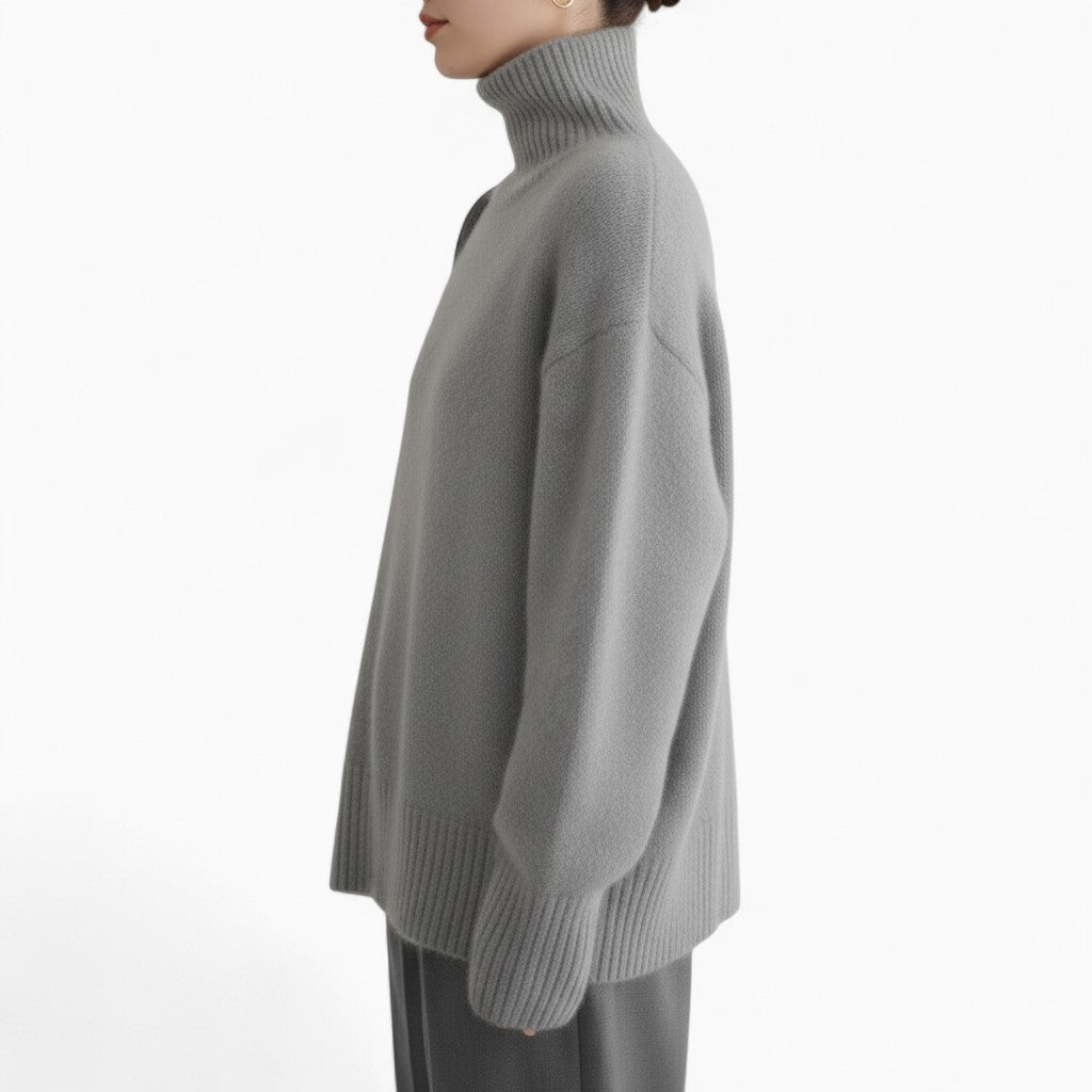 ISABELLA Loose Fit Turtleneck Sweater