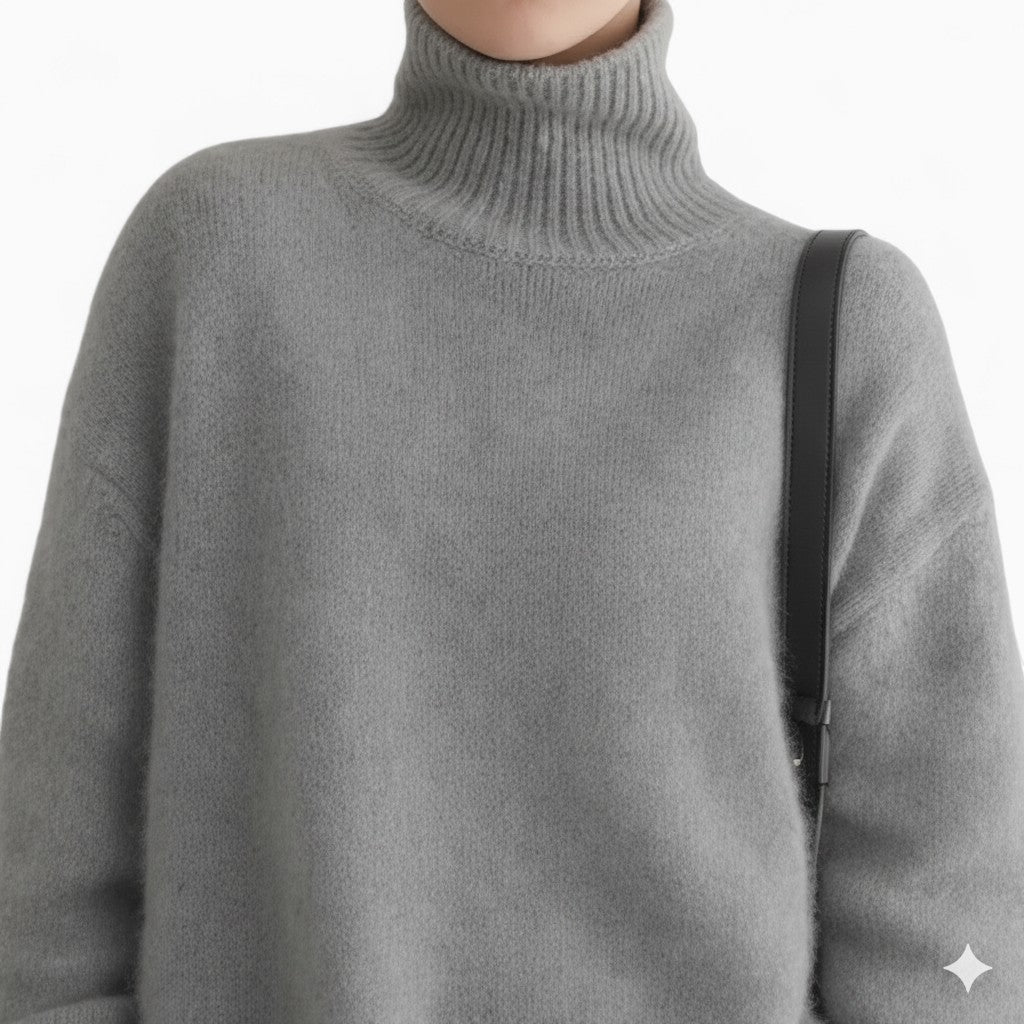 ISABELLA Loose Fit Turtleneck Sweater
