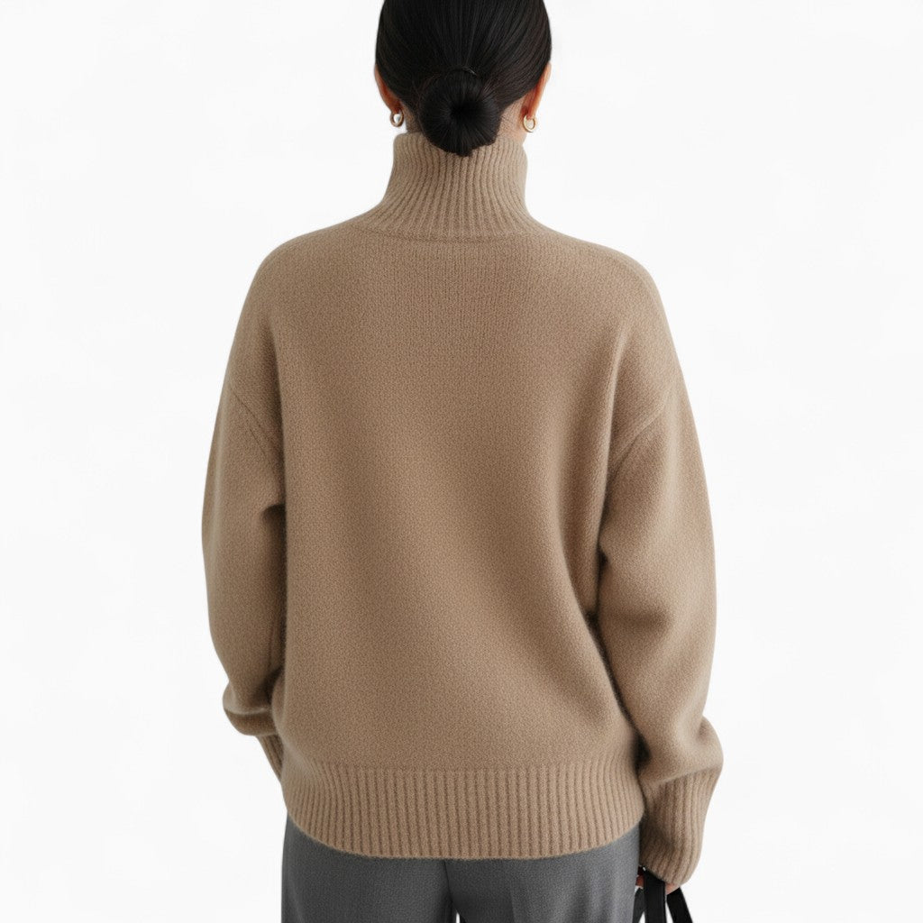 ISABELLA Loose Fit Turtleneck Sweater