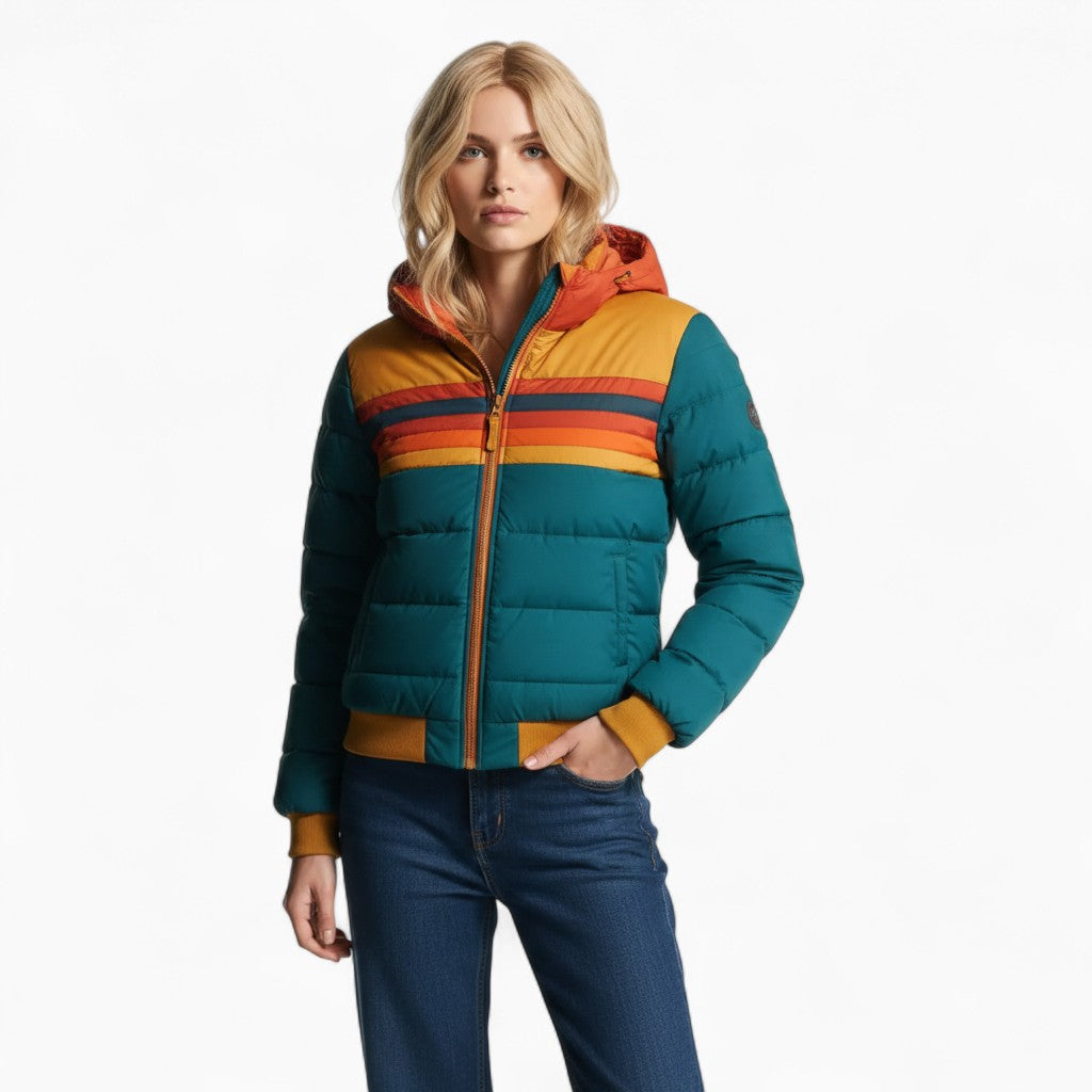 ELSA Casual Puffer Jacket with Hood