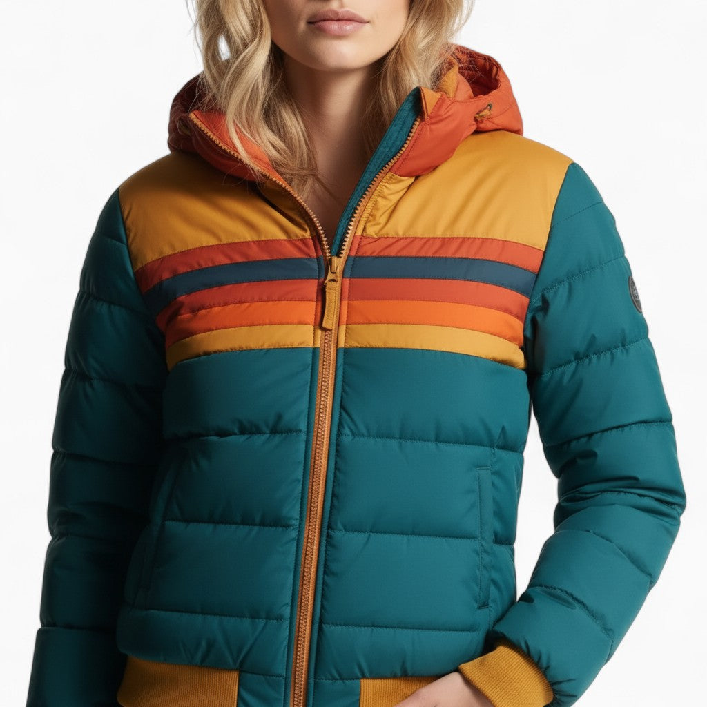 ELSA Casual Puffer Jacket with Hood