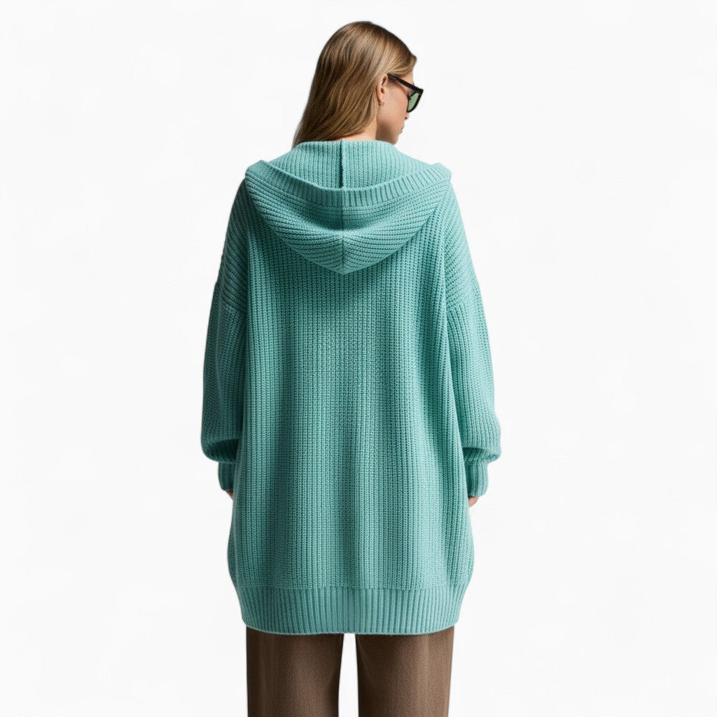 VALENTINA Loose V-Neck Cardigan