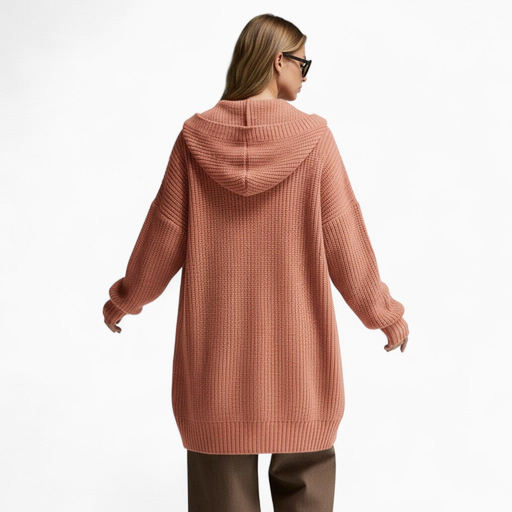 VALENTINA Loose V-Neck Cardigan