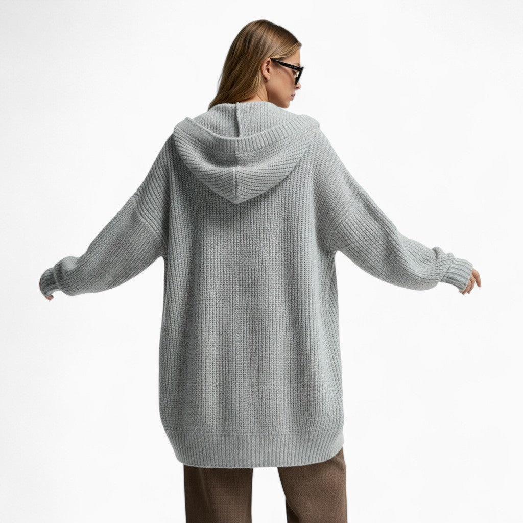 VALENTINA Loose V-Neck Cardigan