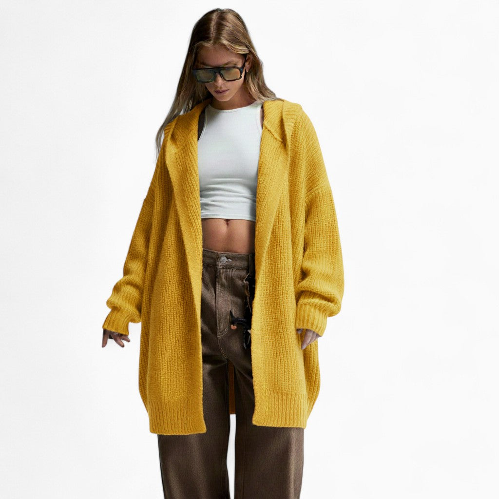 VALENTINA Loose V-Neck Cardigan