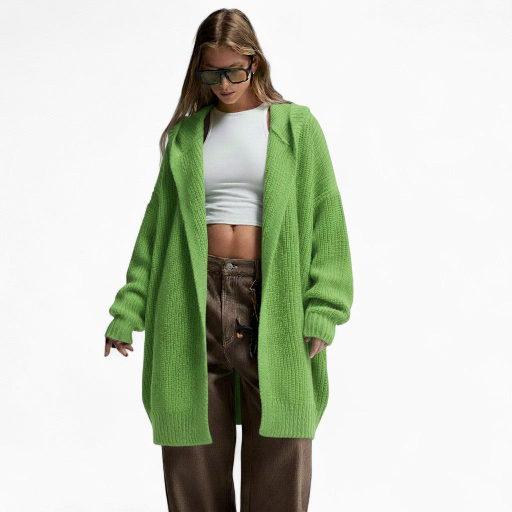 VALENTINA Loose V-Neck Cardigan