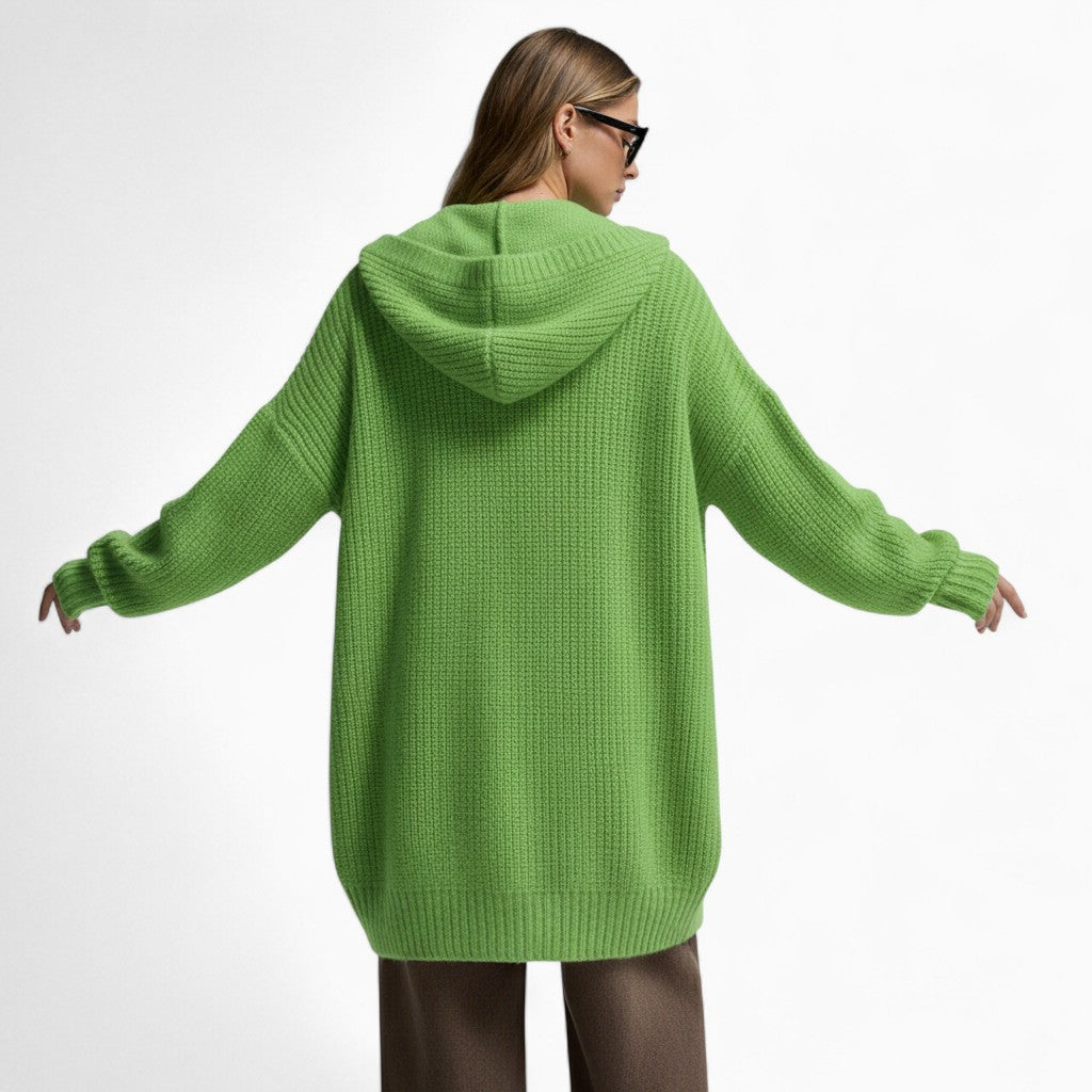 VALENTINA Loose V-Neck Cardigan