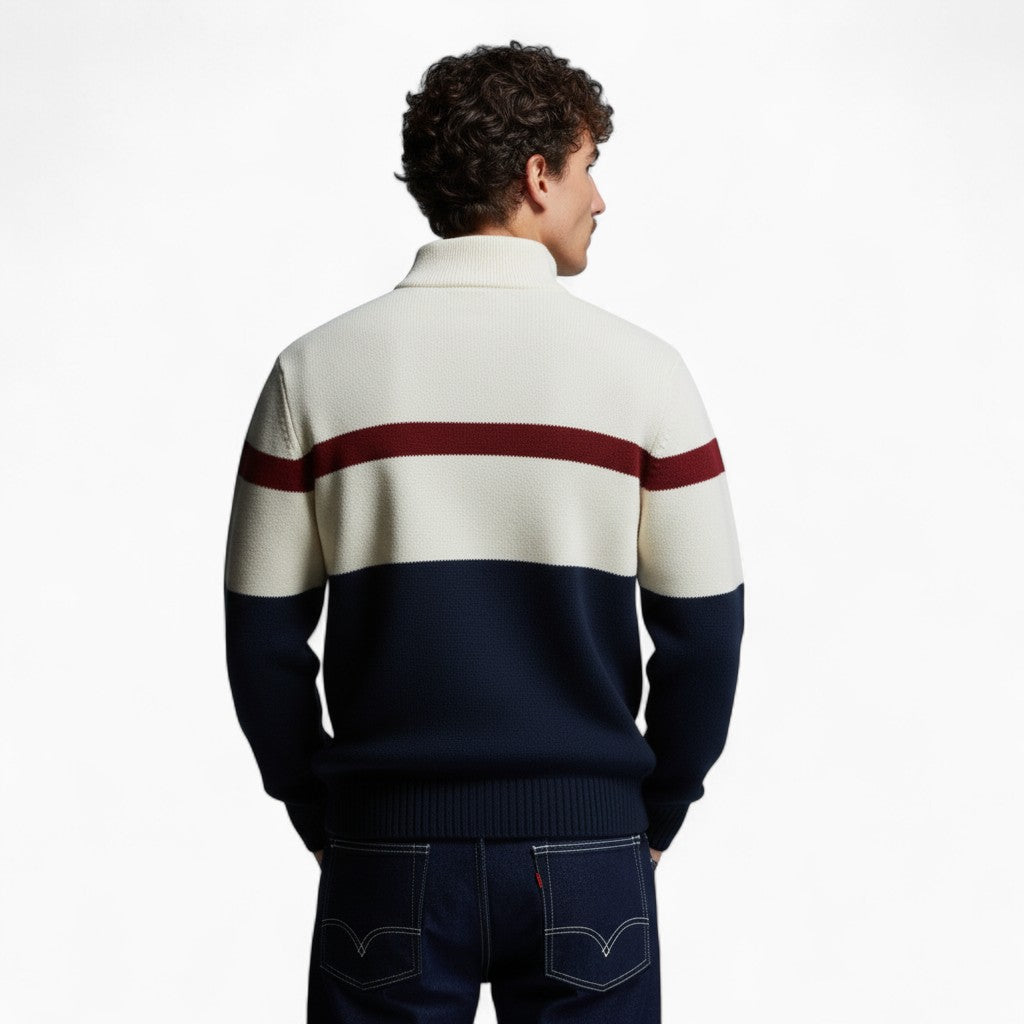 LUC Slim Fit Striped Sweater