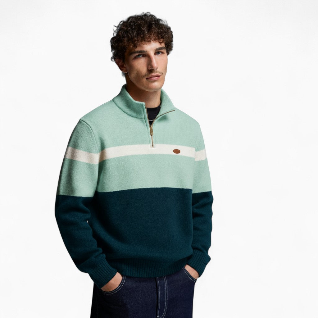 LUC Slim Fit Striped Sweater