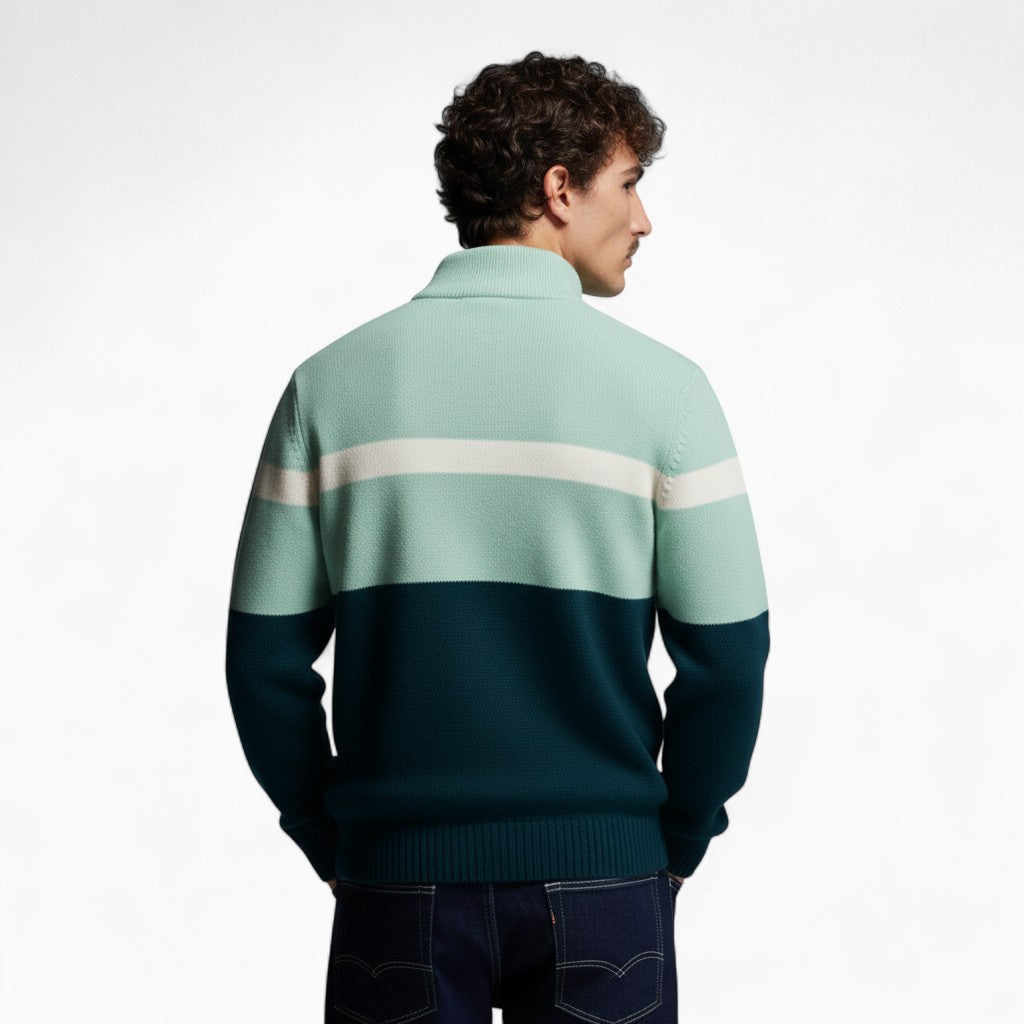 LUC Slim Fit Striped Sweater