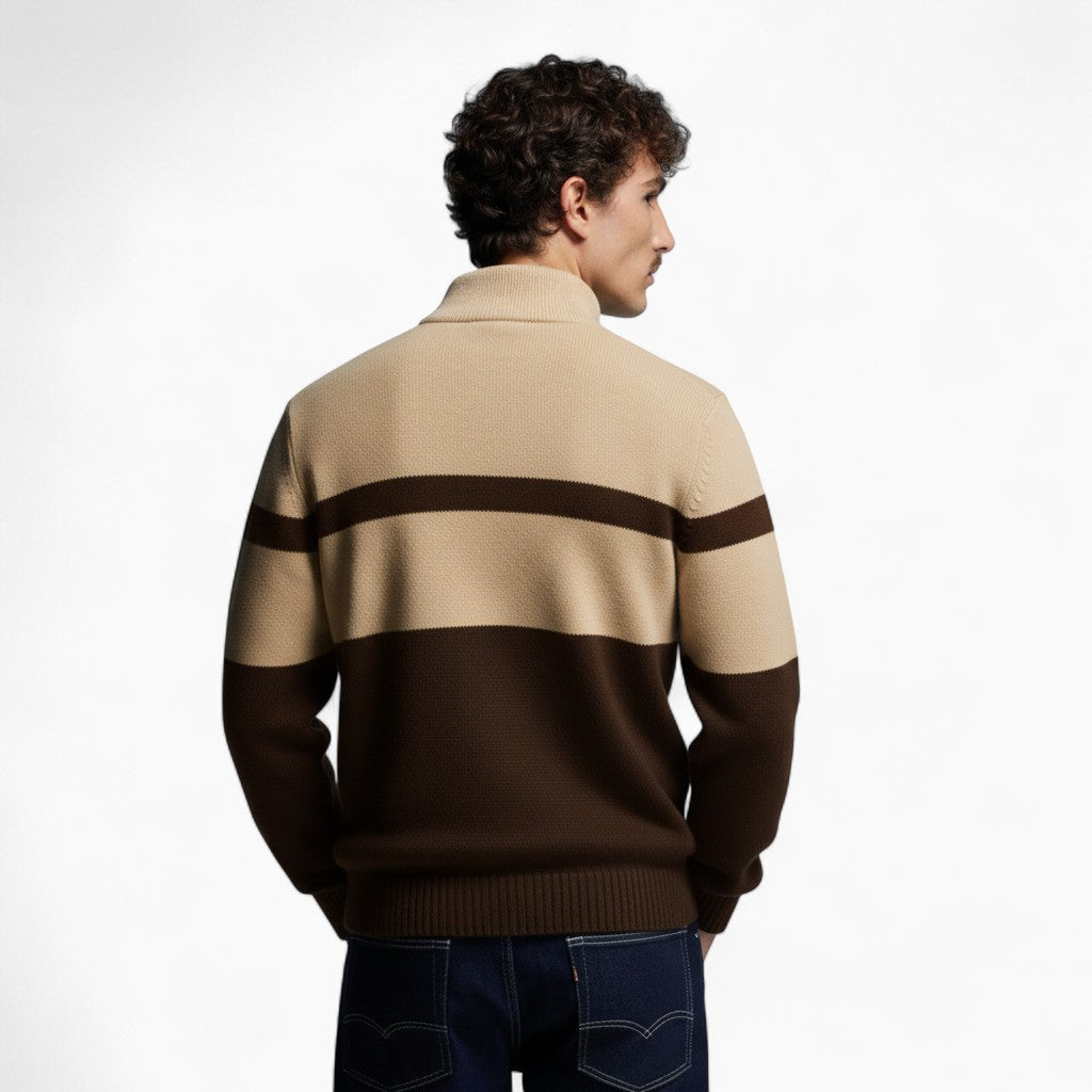 LUC Slim Fit Striped Sweater
