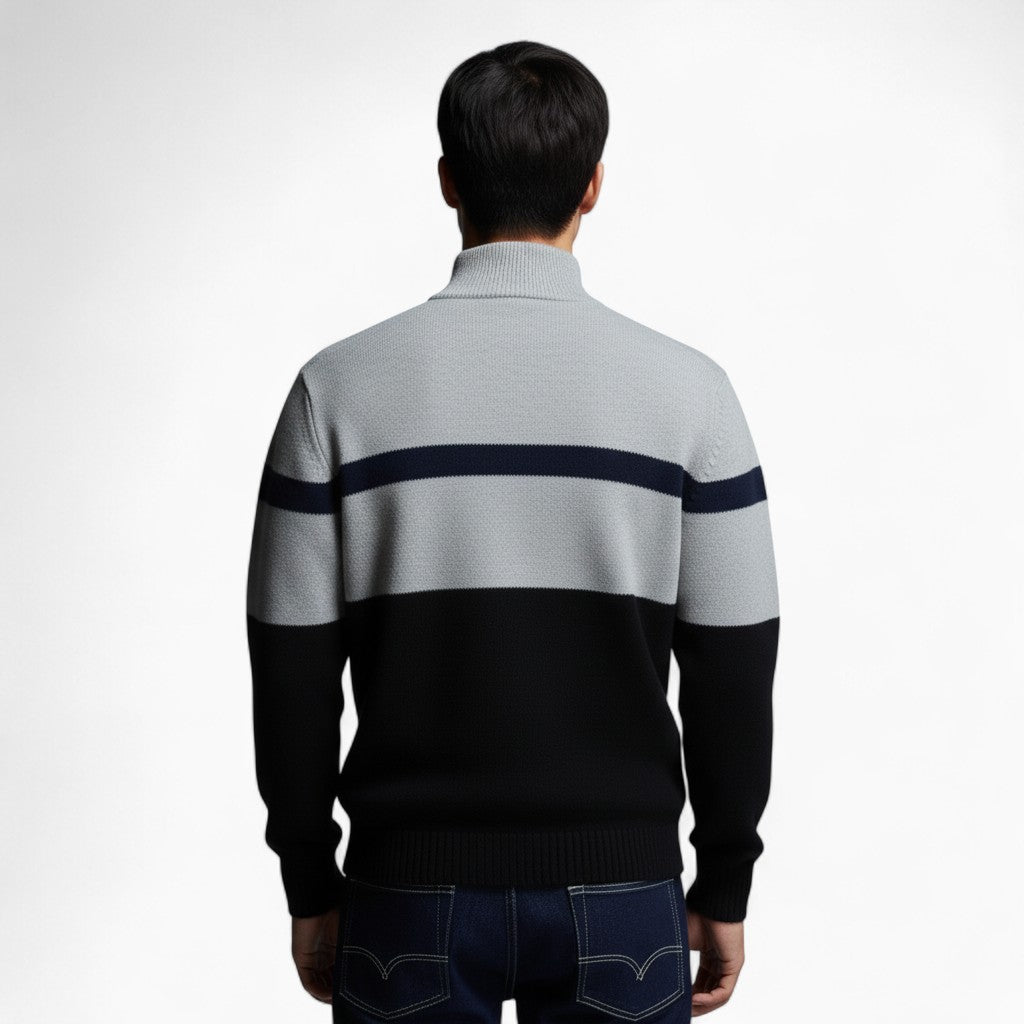 LUC Slim Fit Striped Sweater