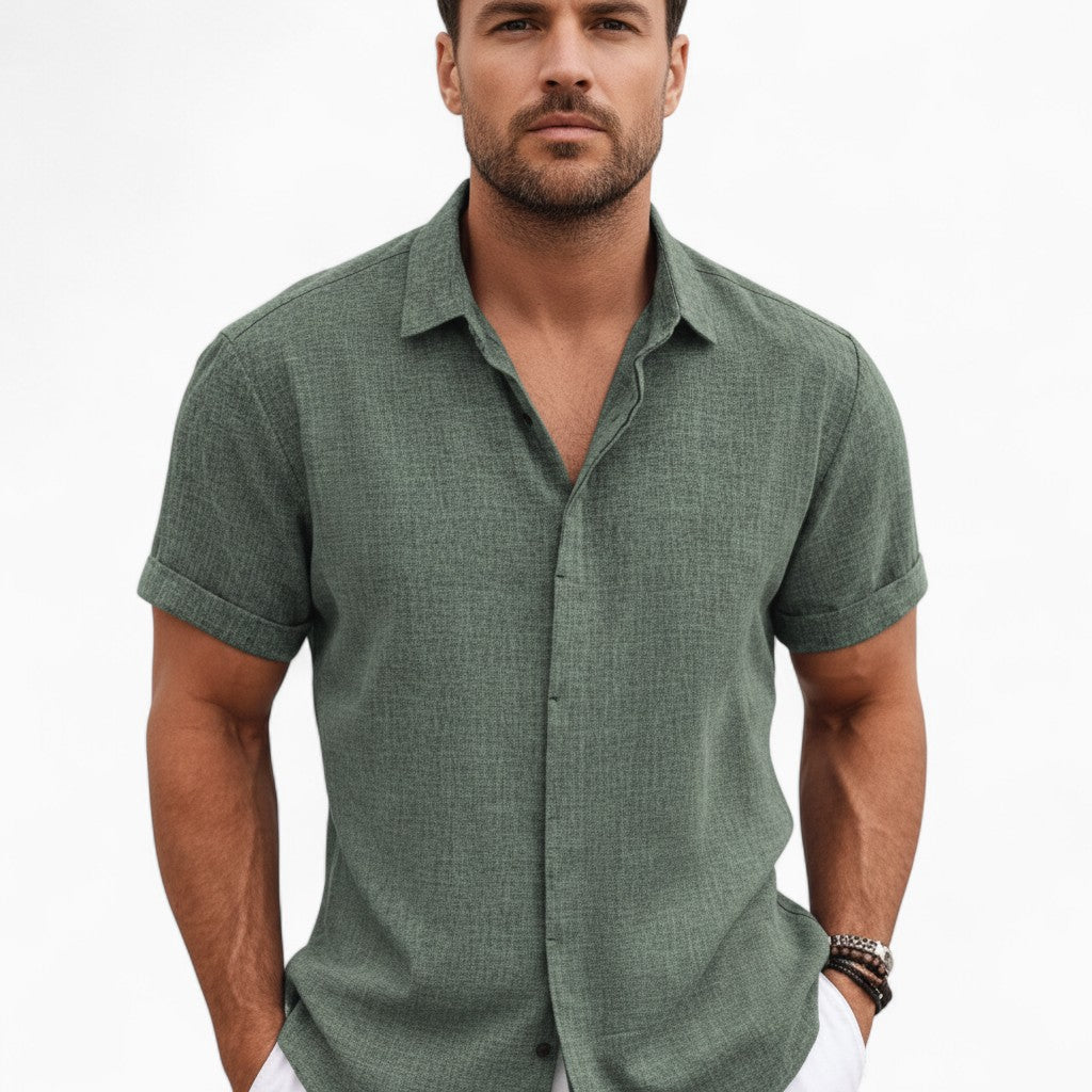 AIDEN Casual Linen Shirt