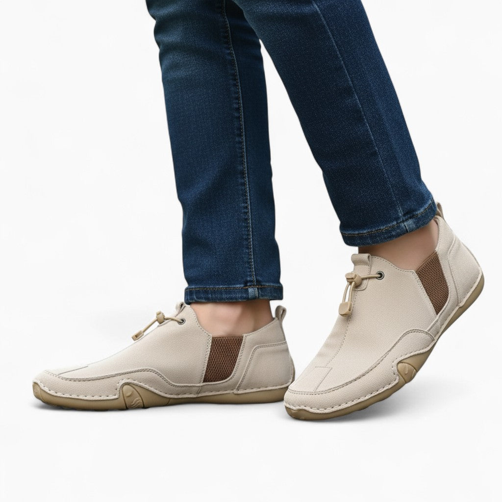 LORENZO Genuine Leather Boat Shoes