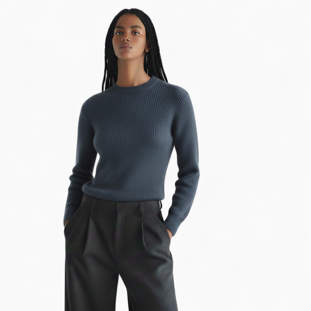 MIA Soft Cashmere Mock Neck Sweater