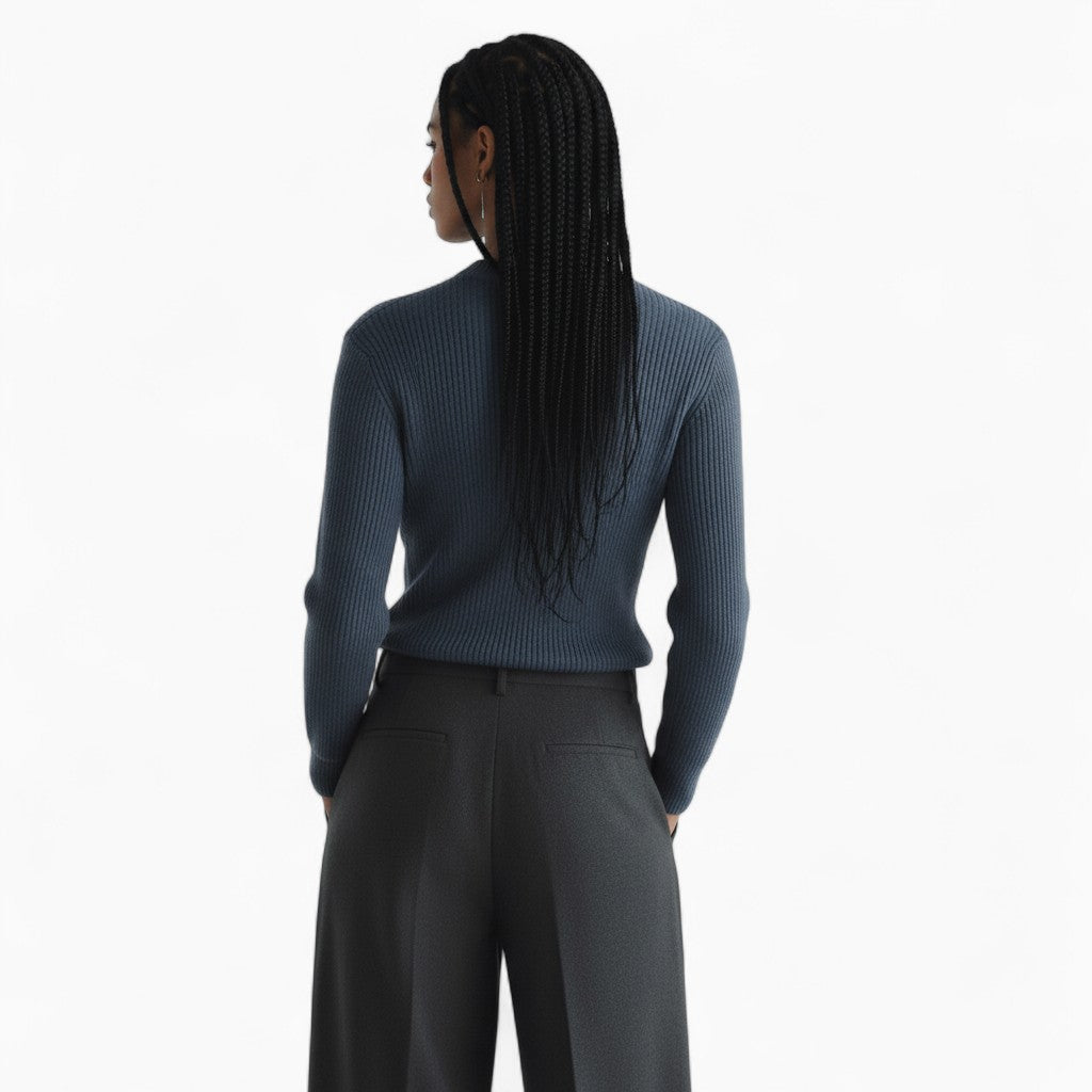 MIA Soft Cashmere Mock Neck Sweater