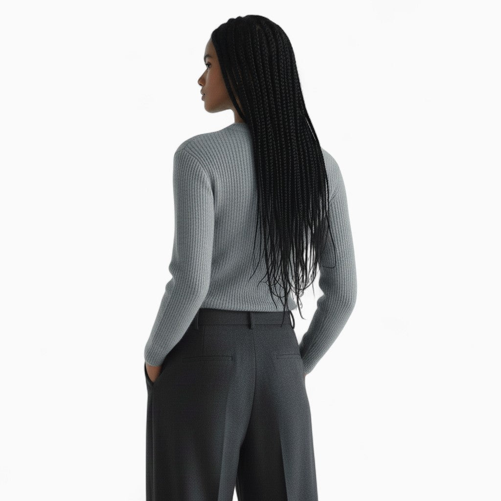 MIA Soft Cashmere Mock Neck Sweater