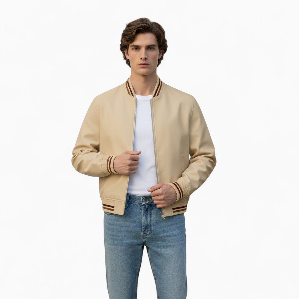 JULES Regular Fit Bomber Jacket