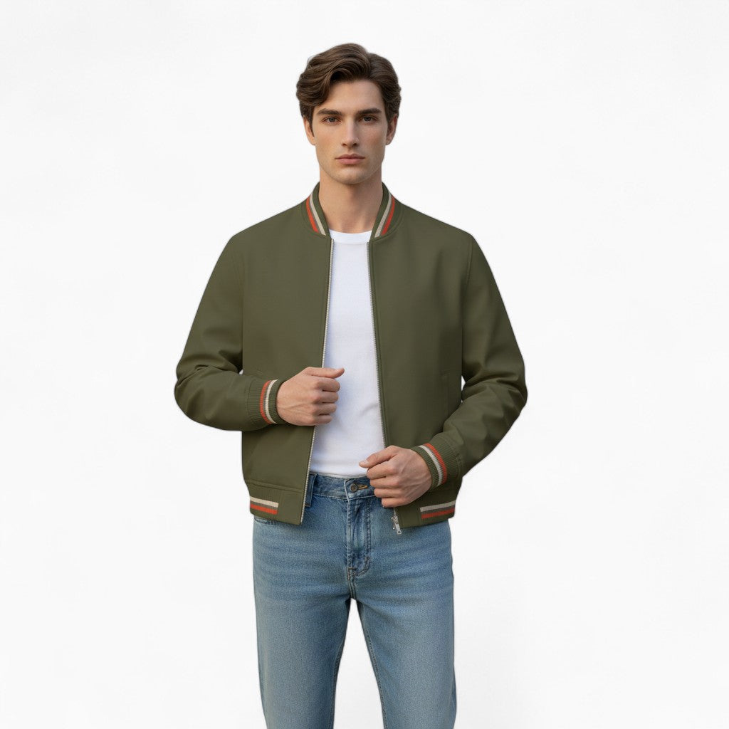 JULES Regular Fit Bomber Jacket