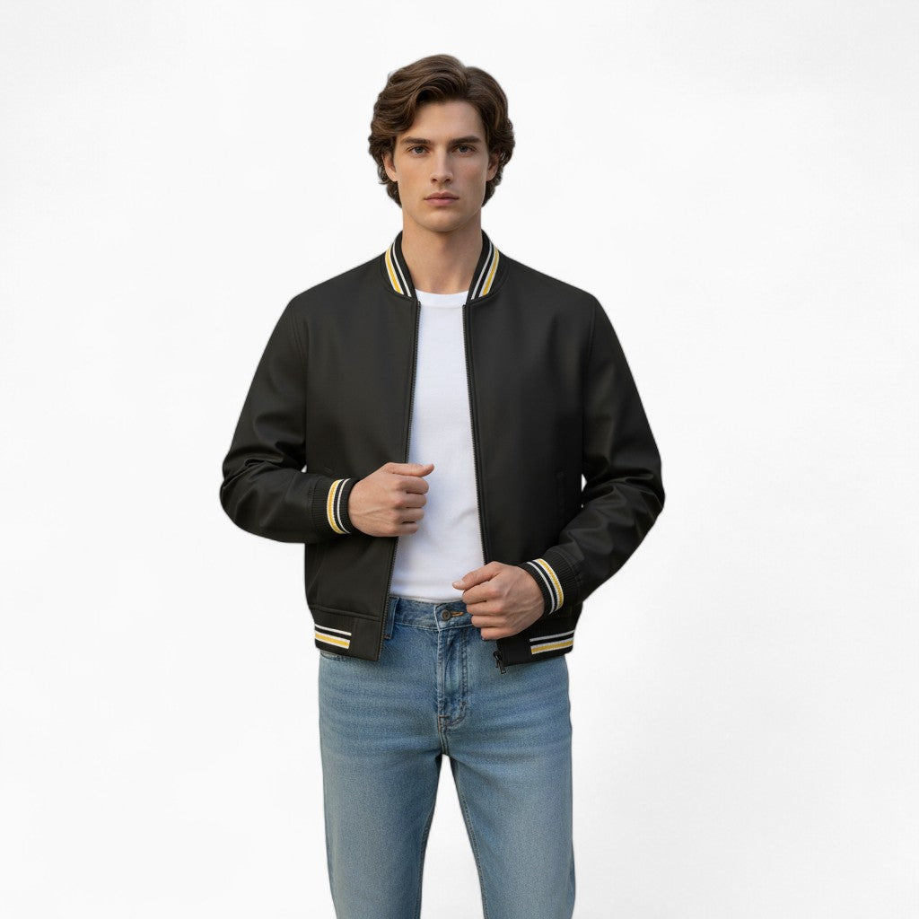 JULES Regular Fit Bomber Jacket
