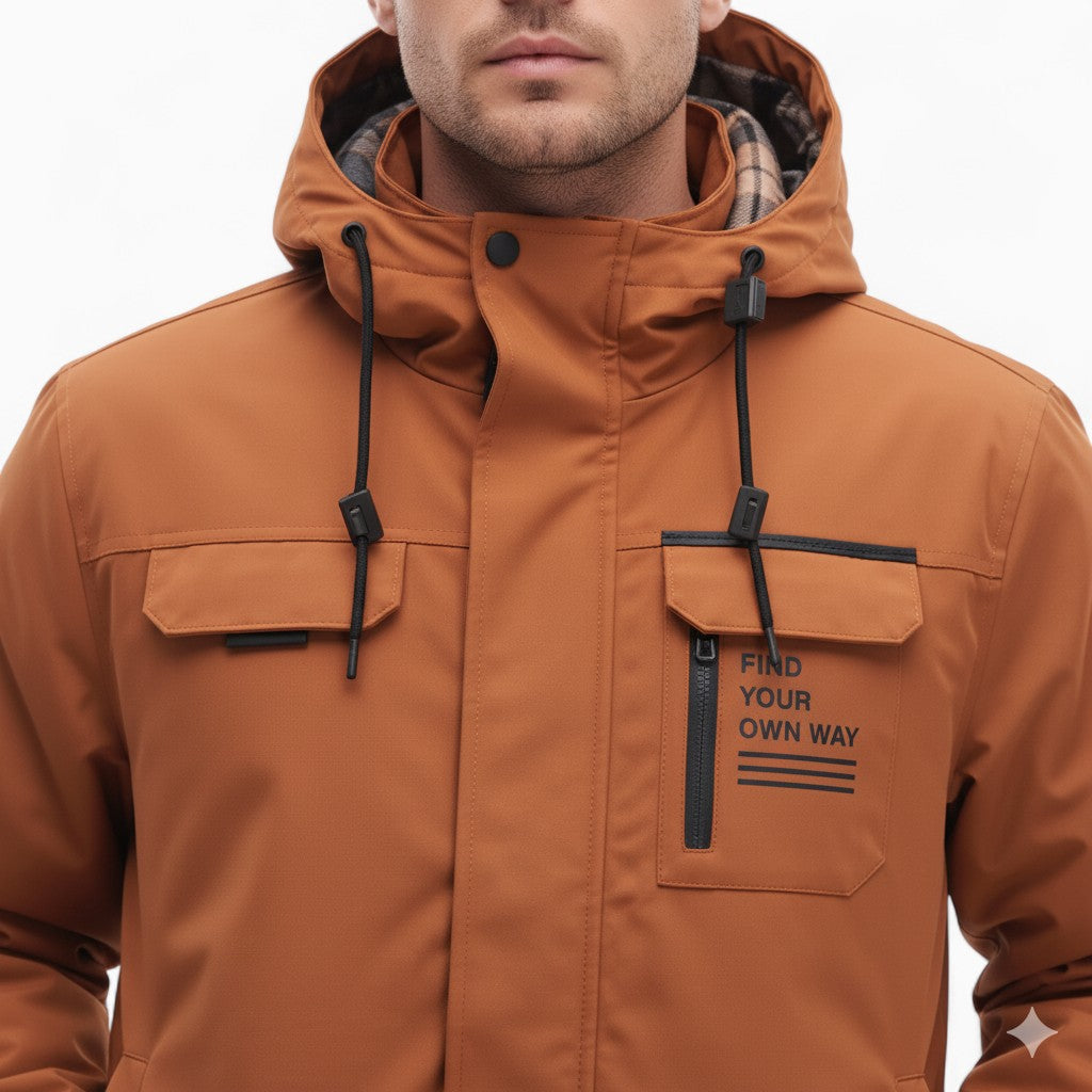 MATHIEU Hooded Zipper Jacket