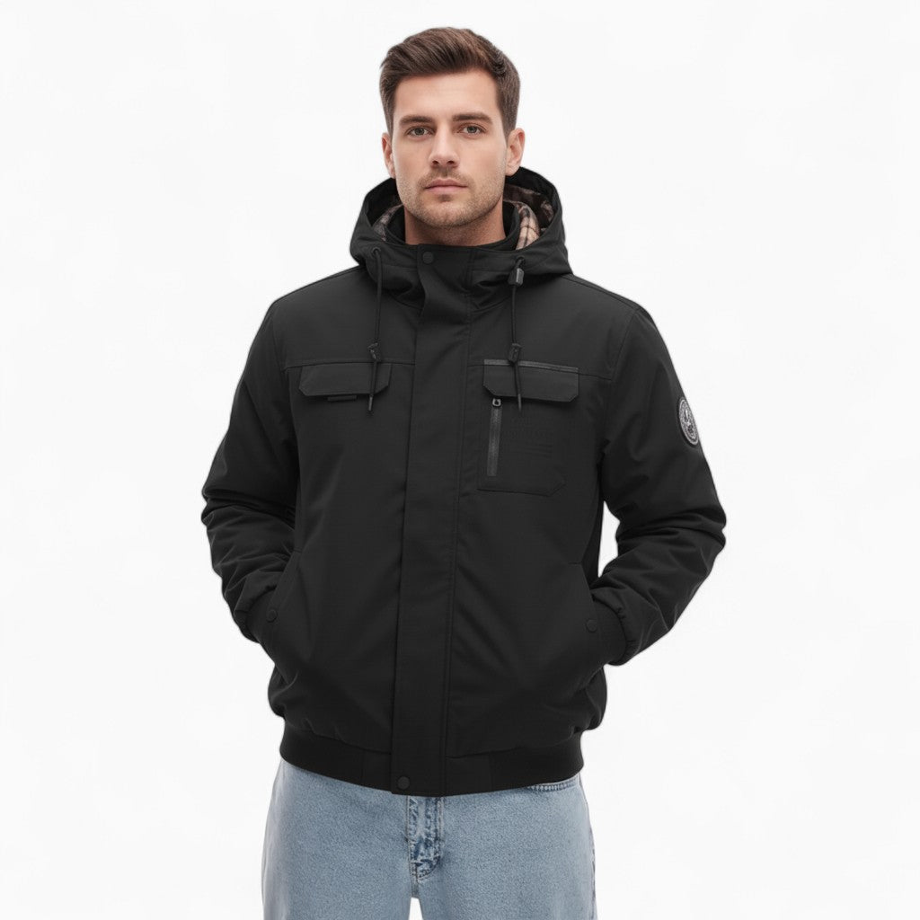 MATHIEU Hooded Zipper Jacket